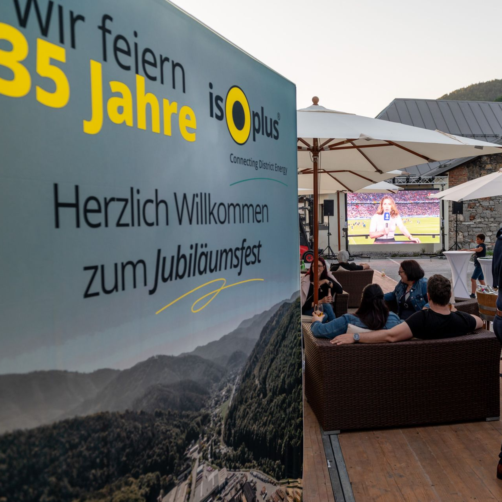 Bühne Jubiläumsfeier 35 Jahre IsoPlus