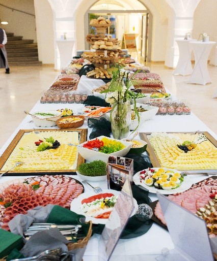 Reichhaltiges Buffet Veranstaltung