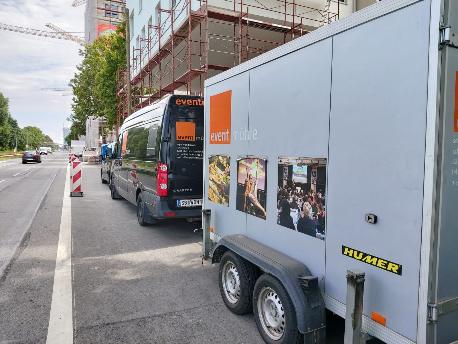 Eventmühle Lieferfahrzeug