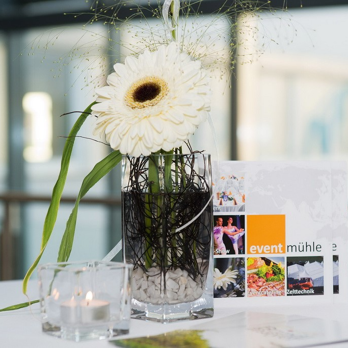 Elegante Blumendekoration