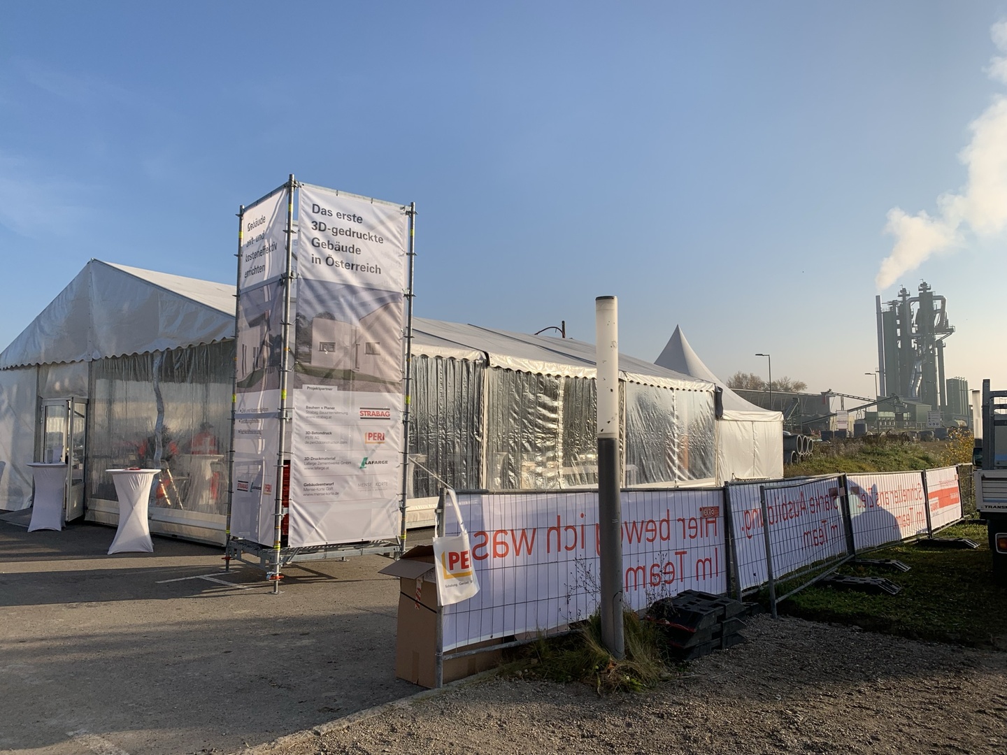 STRABAG Presseevent – erstes 3D gedrucktes Gebäude Österreichs