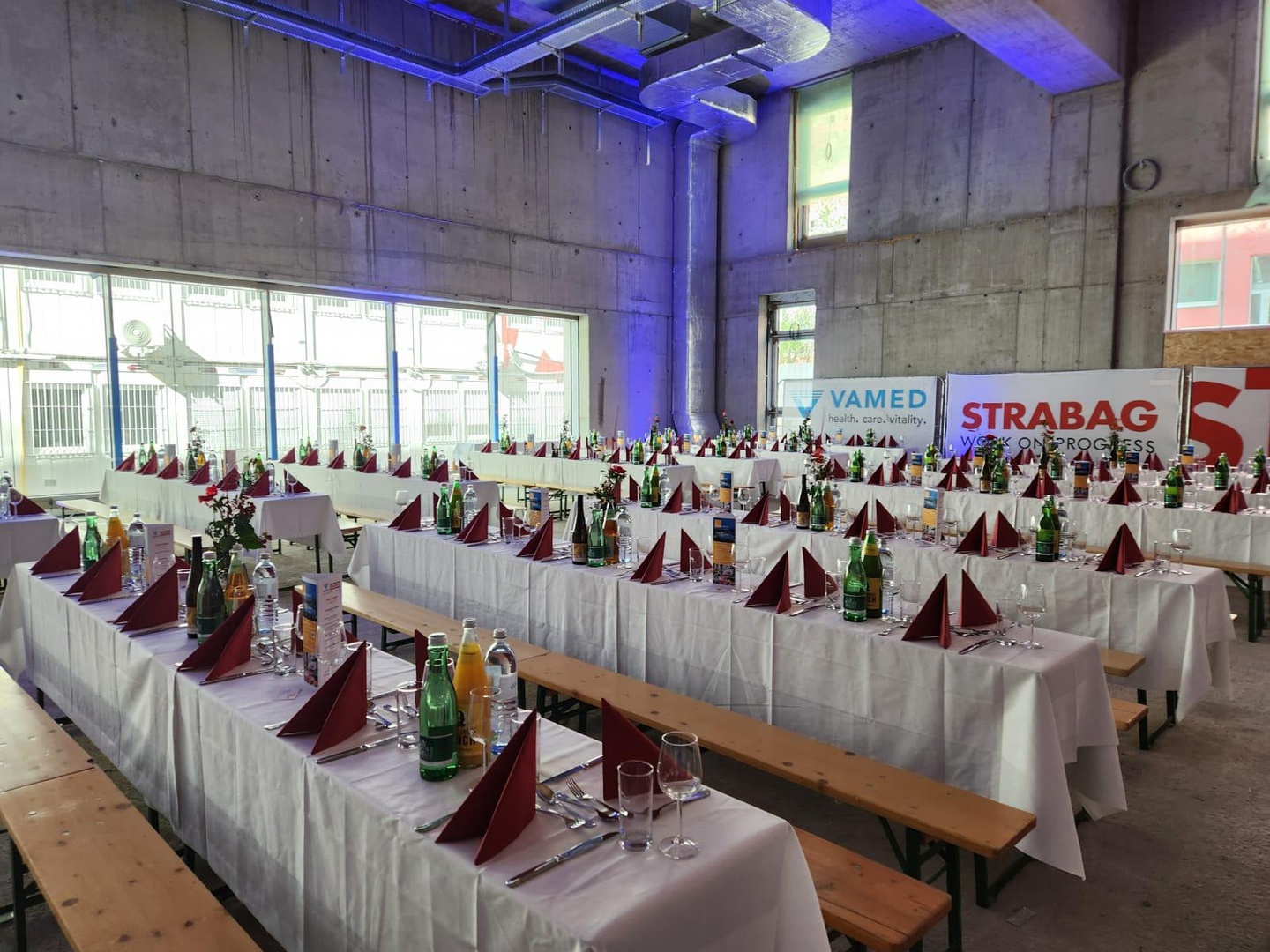 STRABAG & VAMED - Gleichenfeier AUVA Rehabilitationszentrum Wien